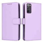 For Samsung Galaxy S20 FE BETOPNICE BN-005 2 in 1 Detachable Imitate Genuine Leather Phone Case(Light Purple)
