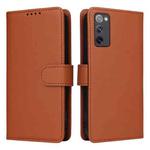 For Samsung Galaxy S20 FE BETOPNICE BN-005 2 in 1 Detachable Imitate Genuine Leather Phone Case(Brown)
