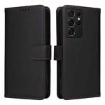 For Samsung Galaxy S21 Ultra BETOPNICE BN-005 2 in 1 Detachable Imitate Genuine Leather Phone Case(Black)