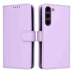 For Samsung Galaxy S23+ BETOPNICE BN-005 2 in 1 Detachable Imitate Genuine Leather Phone Case(Light Purple)