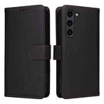 For Samsung Galaxy S23+ BETOPNICE BN-005 2 in 1 Detachable Imitate Genuine Leather Phone Case(Black)