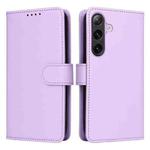 For Samsung Galaxy S24 5G BETOPNICE BN-005 2 in 1 Detachable Imitate Genuine Leather Phone Case(Light Purple)