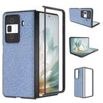 For Honor Magic Vs3 ABEEL Diamond Series Black Edge PU Phone Case(Sapphire Blue)