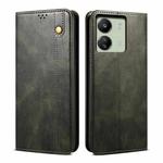 For Xiaomi Redmi 13C / Poco C65 Oil Wax Crazy Horse Texture Leather Phone Case(Green)