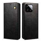 For Xiaomi Redmi K70/K70 Pro Oil Wax Crazy Horse Texture Leather Phone Case(Black)