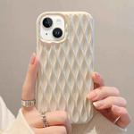 For iPhone 14 Plus Water Ripple Texture TPU Phone Case(White)