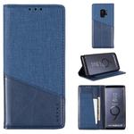 For Samsung Galaxy S9 MUXMA MX109 Horizontal Flip Leather Case with Holder & Card Slot & Wallet(Blue)