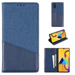 For Samsung Galaxy M30s MUXMA MX109 Horizontal Flip Leather Case with Holder & Card Slot & Wallet(Blue)
