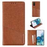 For Samsung Galaxy S20 MUXMA MX109 Horizontal Flip Leather Case with Holder & Card Slot & Wallet(Brown)