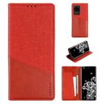 For Samsung Galaxy S20 Ultra MUXMA MX109 Horizontal Flip Leather Case with Holder & Card Slot & Wallet(Red)