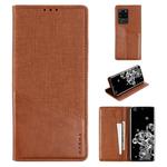 For Samsung Galaxy S20 Ultra MUXMA MX109 Horizontal Flip Leather Case with Holder & Card Slot & Wallet(Brown)