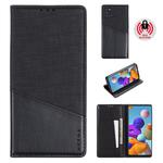 For Samsung Galaxy A21s MUXMA MX109 Horizontal Flip Leather Case with Holder & Card Slot & Wallet(Black)