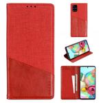 For Samsung Galaxy A71 MUXMA MX109 Horizontal Flip Leather Case with Holder & Card Slot & Wallet(Red)