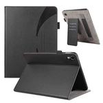 For iPad mini 6 Litchi Texture Leather Sucker Tablet Case(Black)