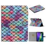 For iPad Pro 11 inch (2020) Colored Drawing Pattern Horizontal Flip PU Leather Tablet Case with Holder & Card Slot & Sleep / Wake-up Function(Diamond)