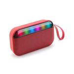 BS56 LED Portable Subwoofer TWS Wireless Bluetooth Speaker(Red)