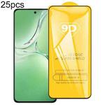 For OPPO K13 5G 25pcs 9D Full Glue Screen Tempered Glass Film