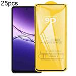 For OPPO K13x 25pcs 9D Full Glue Screen Tempered Glass Film