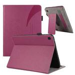 For Samsung Galaxy Tab S5e T720 Litchi Texture Leather Sucker Tablet Case(Purple)