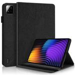 For Xiaomi Pad 7 / 7 Pro Tree Life Series Embossed Leather Tablet Case(Black)