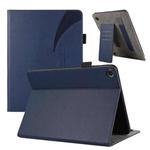 For Lenovo Tab M10 Plus 10.6 Gen3 Litchi Texture Leather Sucker Tablet Case(Dark Blue)