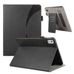 For Lenovo Tab M9 2023 Litchi Texture Leather Sucker Tablet Case(Black)