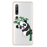 For Xiaomi Mi 10 5G Shockproof Painted TPU Protective Case(Bamboo Panda)