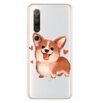 For Xiaomi Mi 10 5G Shockproof Painted TPU Protective Case(Love Corgi)