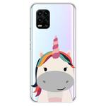 For Xiaomi Mi 10 Lite 5G Shockproof Painted TPU Protective Case(Fat Unicorn)