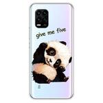 For Xiaomi Mi 10 Lite 5G Shockproof Painted TPU Protective Case(Fighting Panda)