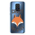 For Xiaomi Redmi 10X 4G / Redmi Note 9 Shockproof Painted TPU Protective Case(Fox)
