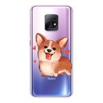 For Xiaomi Redmi 10X 5G Shockproof Painted TPU Protective Case(Love Corgi)
