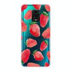 For Xiaomi Redmi Note 9S Shockproof Painted TPU Protective Case(Strawberry)