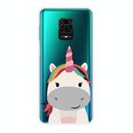 For Xiaomi Redmi Note 9S Shockproof Painted TPU Protective Case(Fat Unicorn)