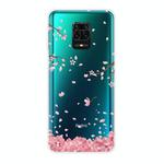 For Xiaomi Redmi Note 9S Shockproof Painted TPU Protective Case(Cherry Blossoms)