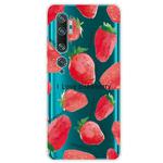 For Xiaomi Mi CC9 Pro Shockproof Painted TPU Protective Case(Strawberry)