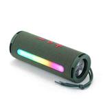 T&G TG374 Portable 3D Stereo Bluetooth Speaker Subwoofer Support FM / TF Card / RGB Light(Green)