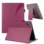 For Nokia T10 8.0 Litchi Texture Leather Sucker Tablet Case(Purple)