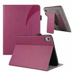 For Nokia T21 10.4 2022 Litchi Texture Leather Sucker Tablet Case(Purple)