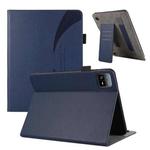 For Xiaomi Pad 6 / 6 Pro Litchi Texture Leather Sucker Tablet Case(Dark Blue)