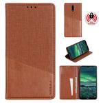 For Nokia 2.3 MUXMA MX109 Horizontal Flip Leather Case with Holder & Card Slot & Wallet(Brown)
