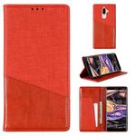 For Nokia 7 Plus MUXMA MX109 Horizontal Flip Leather Case with Holder & Card Slot & Wallet(Red)