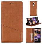 For Nokia 7 Plus MUXMA MX109 Horizontal Flip Leather Case with Holder & Card Slot & Wallet(Brown)