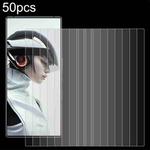 For ZTE nubia Red Magic 9 Pro+ 50pcs 0.26mm 9H 2.5D Tempered Glass Film
