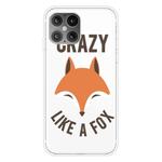 For iPhone 12 Pro Max Pattern TPU Protective Case(Fox Head)