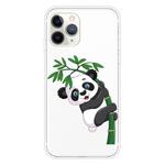 For iPhone 11 Pro Max Pattern TPU Protective Case(Panda Climbing Bamboo)