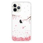 For iPhone 11 Pro Max Pattern TPU Protective Case(Cherry Blossoms Fall)