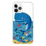 For iPhone 11 Pro Pattern TPU Protective Case(Whale Seabed)
