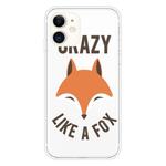 For iPhone 11 Pattern TPU Protective Case(Fox Head)