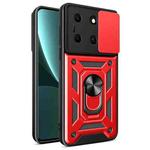 For Infinix Note 30i Sliding Camera Cover Design TPU+PC Phone Case(Red)
